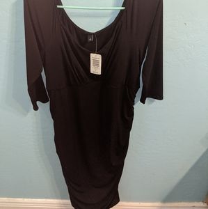Black tight torrid dress
